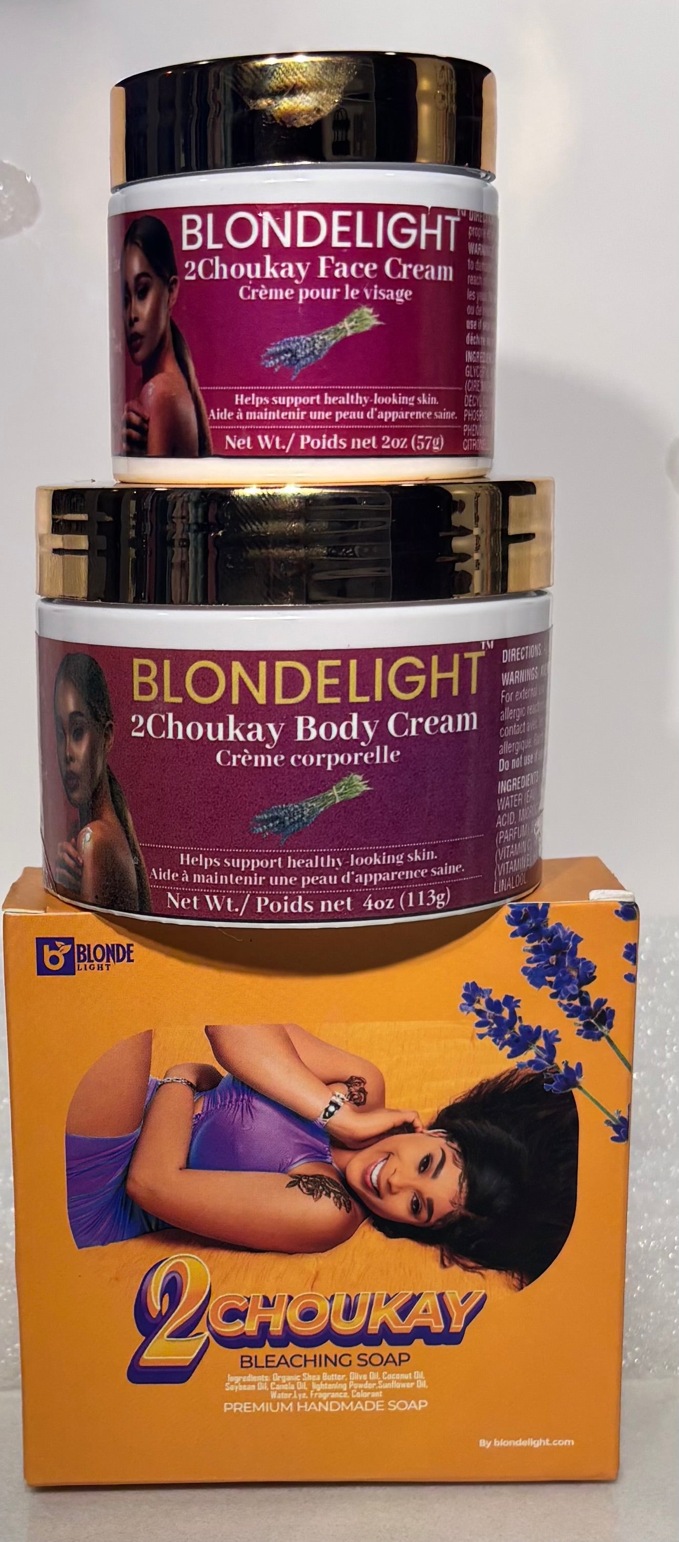 Brightening cream set